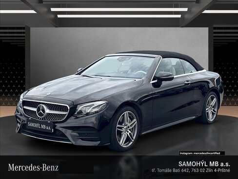 Mercedes-Benz Třídy E Kabriolet 3,0 l 245 kw
